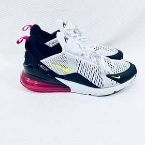 Nike Air Max 270 Volt Fuchsia White Laser Pink Men’s Size 12 Sneakers AH8050-109